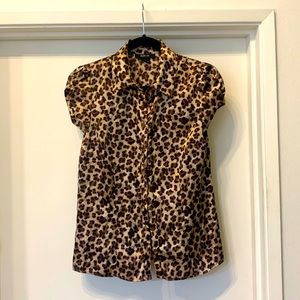 Leopard print blouse
